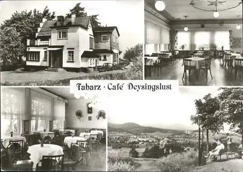 Tabarz Cafe Deysingslust / Tabarz Thueringer Wald /Gotha LKR