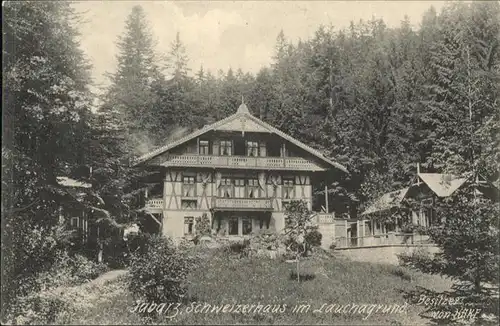 Tabarz Schweizerhaus Lauchagrund / Tabarz Thueringer Wald /Gotha LKR