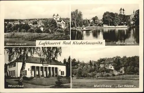Bad Klosterlausnitz Klosterteich Moorbad Waldhaus "Zur Koeppe" / Bad Klosterlausnitz /Saale-Holzland-Kreis LKR