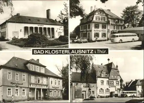Bad Klosterlausnitz Kurhotel Koeppe Moorbad Erholungsheim "Holzland" / Bad Klosterlausnitz /Saale-Holzland-Kreis LKR