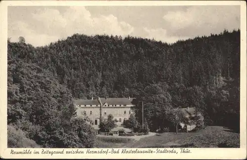 Bad Klosterlausnitz Neumuehle Hemsdorf  / Bad Klosterlausnitz /Saale-Holzland-Kreis LKR