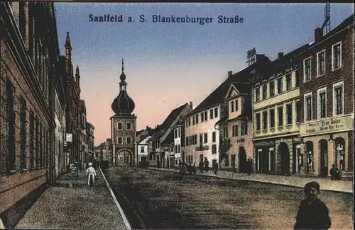 Saalfeld Saale Blankenburger Strasse / Saalfeld /Saalfeld-Rudolstadt LKR