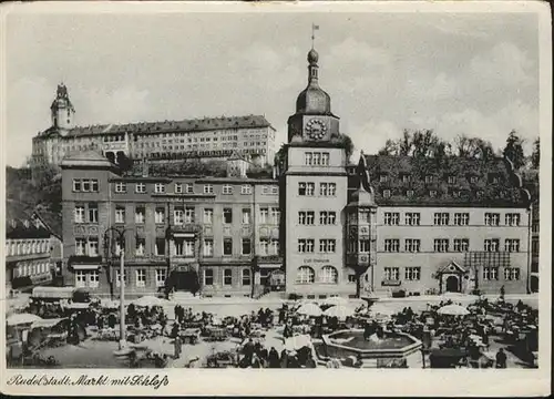 Rudolstadt Markt Schloss / Rudolstadt /Saalfeld-Rudolstadt LKR