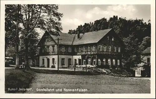 Jonsdorf Gondelfahrt Nonnenfelsen / Kurort Jonsdorf /Goerlitz LKR