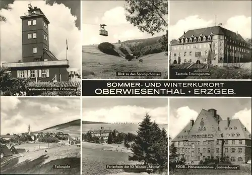 Oberwiesenthal Erzgebirge sprungschanzen Trainingsstaette Ferienheim / Oberwiesenthal /Erzgebirgskreis LKR