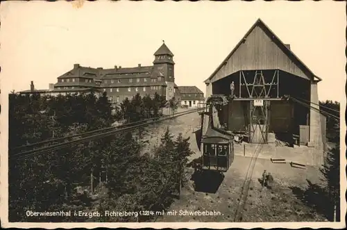 Oberwiesenthal Erzgebirge Fichtelbeg Schwebebahn / Oberwiesenthal /Erzgebirgskreis LKR