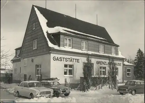 Johanngeorgenstadt Gaststaette Grenzlandbaude / Johanngeorgenstadt /Erzgebirgskreis LKR