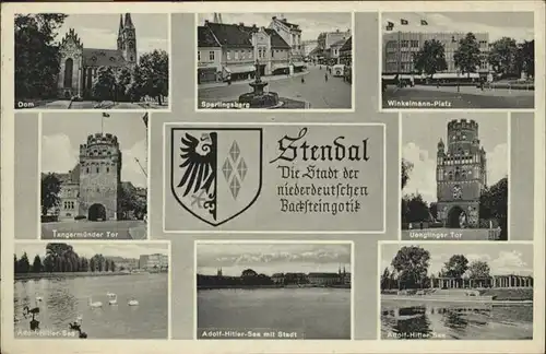 Stendal Winkelmann Platz Uenglinger Tor Dom  / Stendal /Stendal LKR