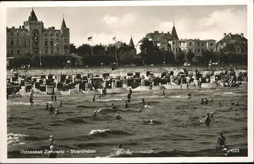 Zinnowitz Ostseebad Usedom Strandleben /  /