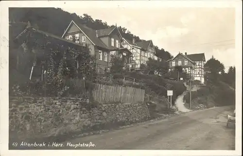 Altenbrak Harz Hauptstrasse / Altenbrak /Harz LKR