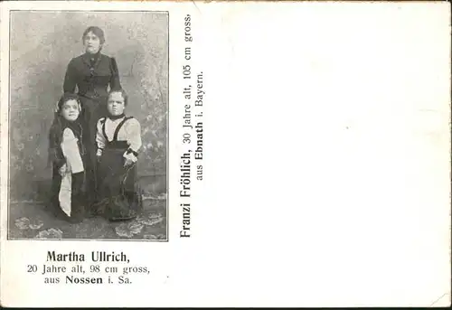 Nossen Martha Ullrich Franzi Froehlich Ebnath / Nossen /Meissen LKR