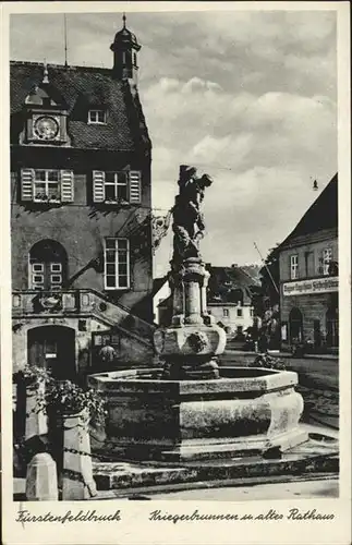 Fuerstenfeldbruck Kriegerbrunnen Rathaus  / Fuerstenfeldbruck /Fuerstenfeldbruck LKR