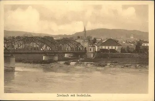 Simbach Inn Bruecke / Simbach a.Inn /Rottal-Inn LKR