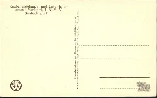 Simbach Inn Knabenerziehungsanstalt Krankenzimmer / Simbach a.Inn /Rottal-Inn LKR