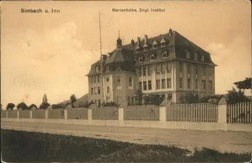 Simbach Inn Marienhoehe Institut / Simbach a.Inn /Rottal-Inn LKR