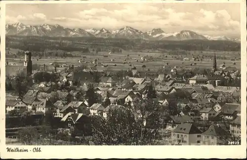 Weilheim Oberbayern  / Weilheim i.OB /Weilheim-Schongau LKR