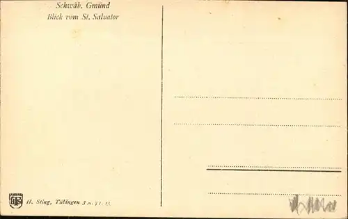Schwaebisch Gmuend St. Salvator / Schwaebisch Gmuend /Ostalbkreis LKR