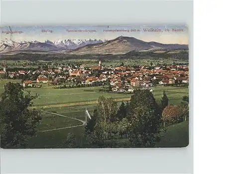 Weilheim Oberbayern Ammergebirge, Saeuling
Tannhaeuser-Gruppe / Weilheim i.OB /Weilheim-Schongau LKR