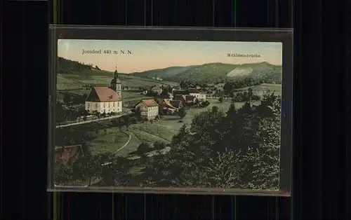 Jonsdorf Jonsdorf Muehlsteinbruecke Kirche  x / Kurort Jonsdorf /Goerlitz LKR