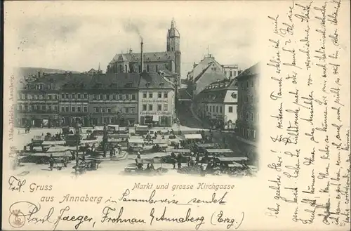 Annaberg-Buchholz Markt Kirchgasse x