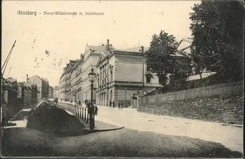 Annaberg-Buchholz Kaiser Wilhelmstrasse Stadttheater x