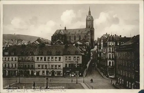 Annaberg-Buchholz Markt Annen Kirche  x