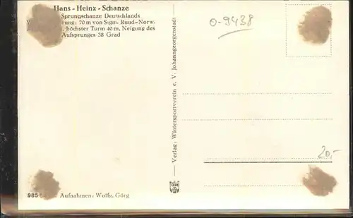 Johanngeorgenstadt Hans Heinz Schanze *