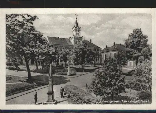 Johanngeorgenstadt Markt Denkmal *