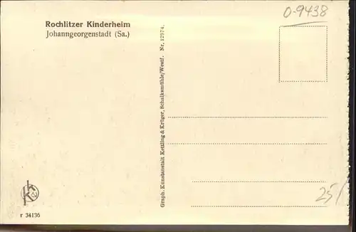 Johanngeorgenstadt Rochlitzer Kinderheim Sandkasten *