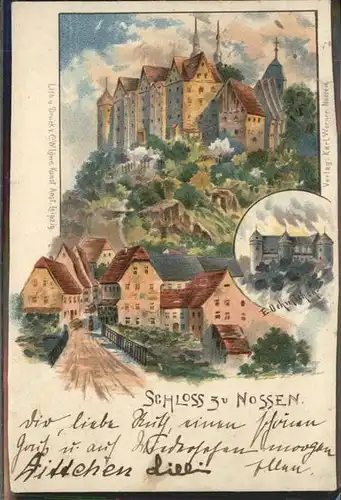 Nossen Schloss Kuenstler E. Oehmischen x