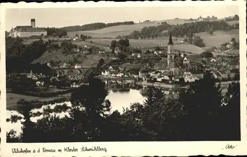 Vilshofen Donau Vilshofen Donau Kloster Schweiklberg Bruecke * / Vilshofen an der Donau /Passau LKR