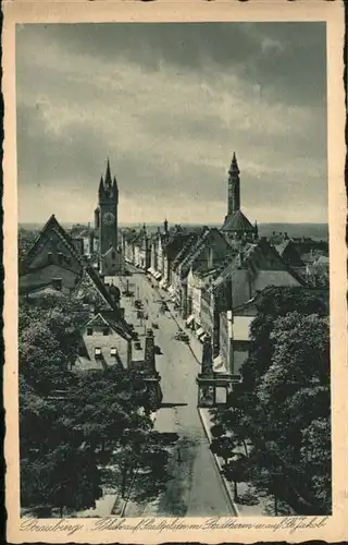 Straubing Stadtplatz Stadtturm St Jakob x