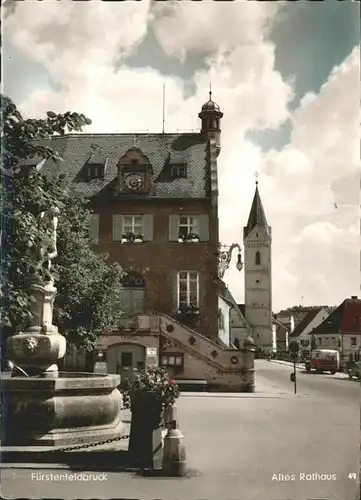 Fuerstenfeldbruck Rathaus Brunnen *