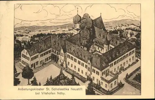 Vilshofen Donau Vilshofen Anbetungskloster St Scholastika Neustift x / Vilshofen an der Donau /Passau LKR
