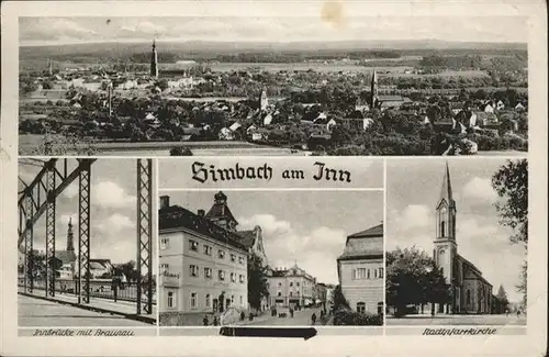 Simbach Inn Innbruecke Kirche