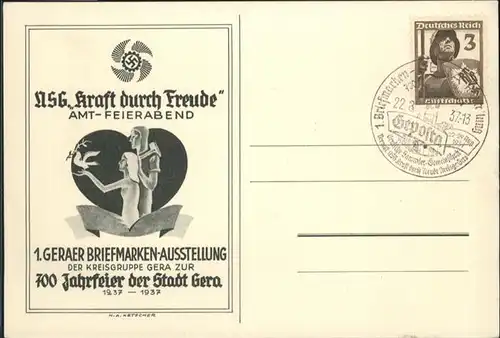 Gera NSG Briefmarkenausstellung