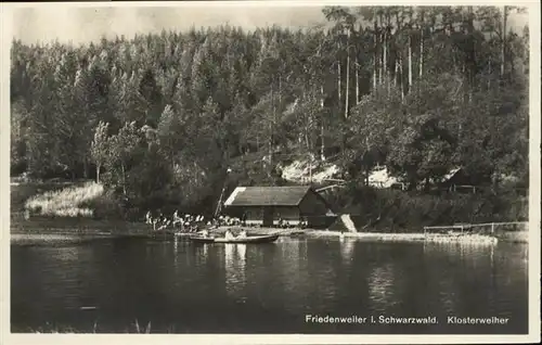 Friedenweiler Klosterweiher Boot