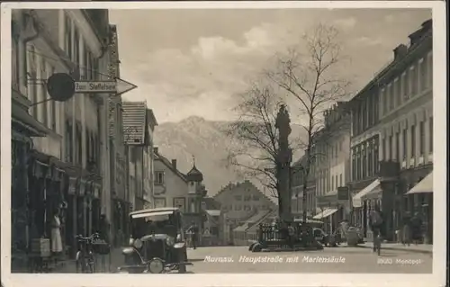 Murnau Hauptstrasse Mariensaeule