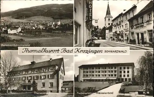Bad Krozingen Theresienkrankenhaus
Kur-Sanatorium Theresienbad
Schauinsland
