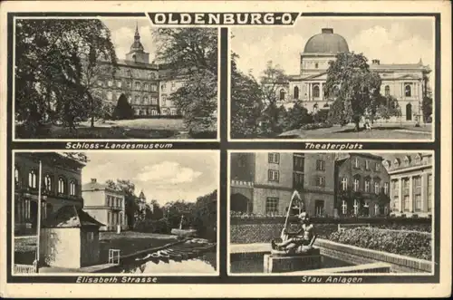 Oldenburg Niedersachsen Schloss Landesmuseum Theaterplatz Eilsabeth Strasse x / Oldenburg (Oldenburg) /Oldenburg  Stadtkreis