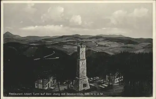 Bad Grund Harz Restaurant Albert Turm Iberg Brockenblick x