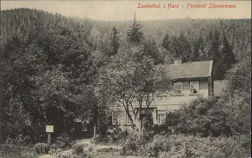 Lautenthal Harz Lautenthal Harz Foersterei Zimmermann * / Langelsheim /Goslar LKR