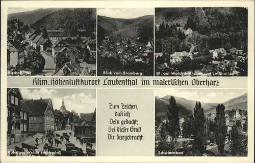 Lautenthal Harz Schwimmbad Waldschloesschen Bischofsthal x