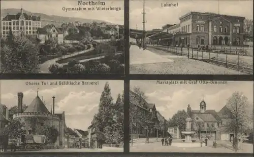 Northeim Schule Wieterberg Bahnhof Oberes Tor Brauerei Marktplatz Brunnen x