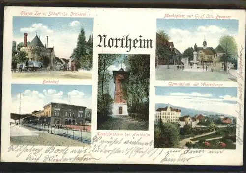 Northeim Brauerei Oberes Tor Turm Bahnhof Schule Wieterberge x