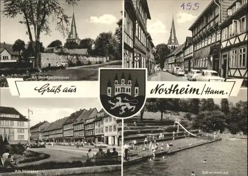 Northeim Hannover Wappen Stadtmauer Hagenstrasse Schwimmbad Muenster *