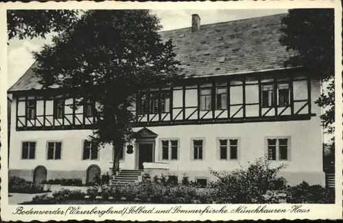 Bodenwerder Muenchhausen Haus *