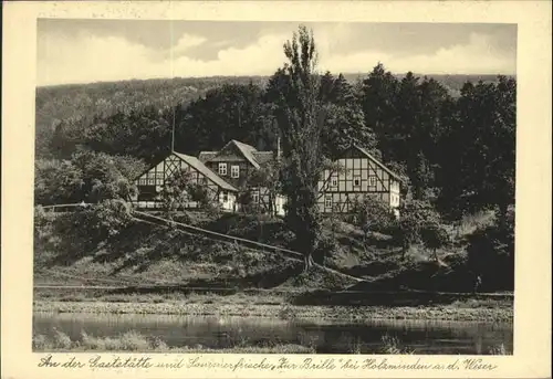 Holzminden Gaststaette Zur Brille  *