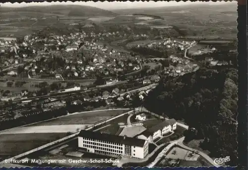 Melsungen Fulda Melsungen Geschwister-Scholl-Schule Fliegeraufnahme * / Melsungen /Schwalm-Eder-Kreis LKR