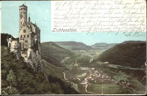 Lichtenstein Wuerttemberg Schloss Lichtenstein